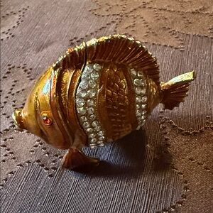 Jeweled Enamel Trinket Box